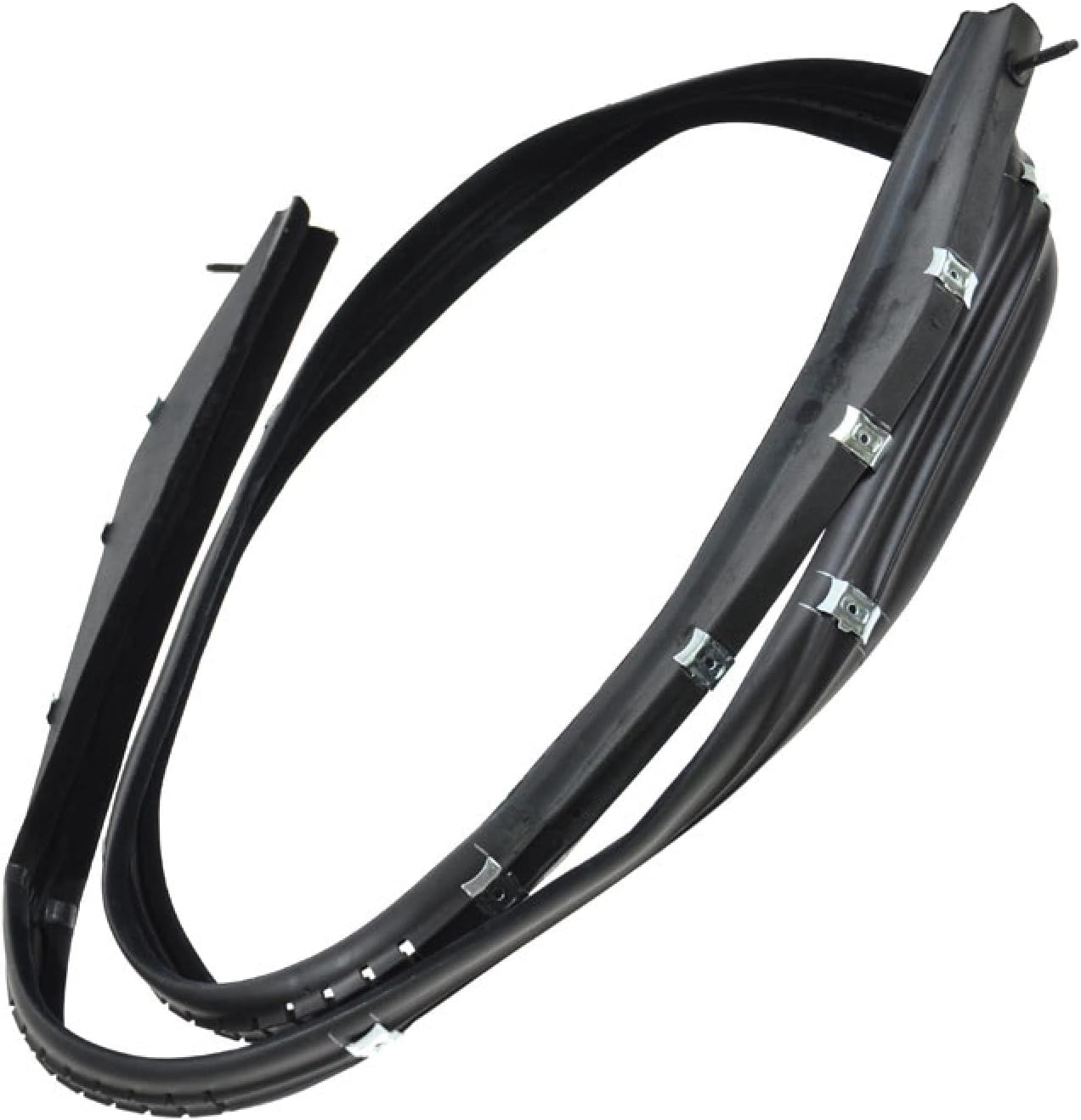 TRQ Upper Tailgate Glass Run Channel Weatherstrip Seal Compatible with 1987-1991 Chevrolet Blazer 1976-1986 K5 Blazer 1976-1991 GMC Jimmy