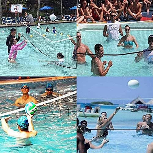 TFSYLISA Foldable Badminton Net Portable Adjustable Volleyball Tennis Net Training Mesh For Garden Schoolyard Outdoor Sports 6.1X0.76M