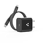 Ambrane 20W Mobile Charger Adapter with Lightning Cable || Fast Charging for Android, iPhone 14/13,13/12/11/X & Pro, Max Series & Other Type C Enabled Devices, PD Technology, BIS Certified (Raap M20)