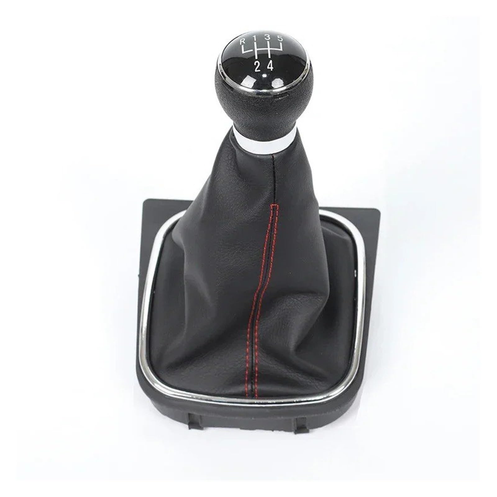 SAUANMNKTP Gearshift Knob for VW for Golf 6 for Jetta MK6 2010-2014 5 Speed Stick Gear Shift Knob(5 Speed Red Line)