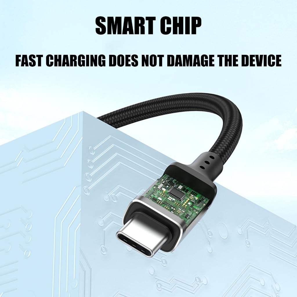 Cavo USB 5 da 240 W, 16 K a 60 Hz, cavo USB C, trasferimento dati 80 Gbps