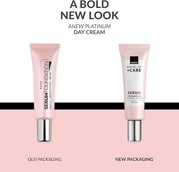 Avon Serum Foundation 30ml, SPF 30, Serum Infused Formula for Light-Medium Coverage, Locks in Moisture, Cruelty Free, Honey Beige
