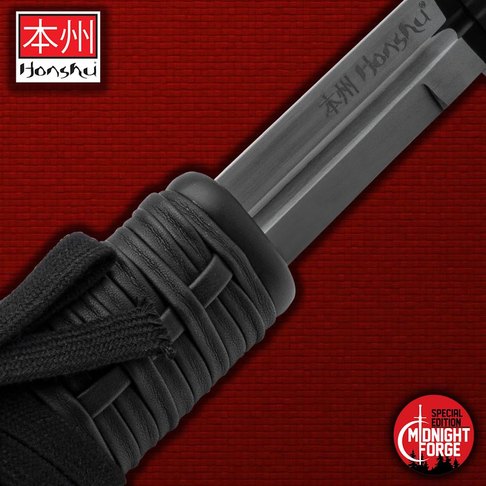 Amazon.com : Honshu Boshin Double Edge Sword (Black) : Sports