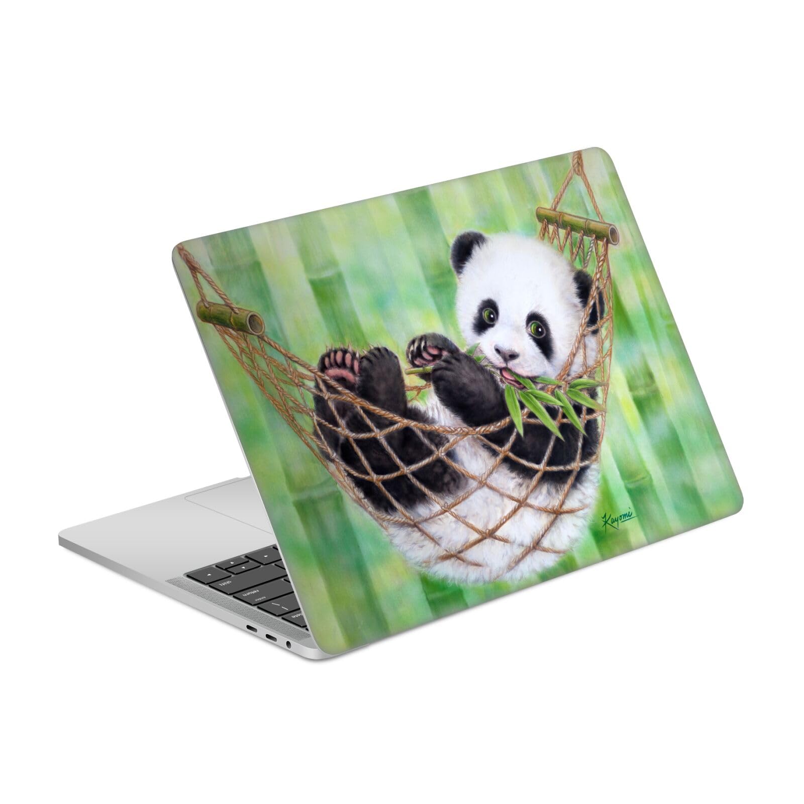 Vinyle autocollant MacBook Pro 13 A2159 skin panda vert - 7