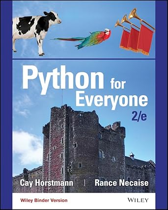 Python for Everyone: Amazon.co.uk: Horstmann, Cay, Necaise, Rance ...