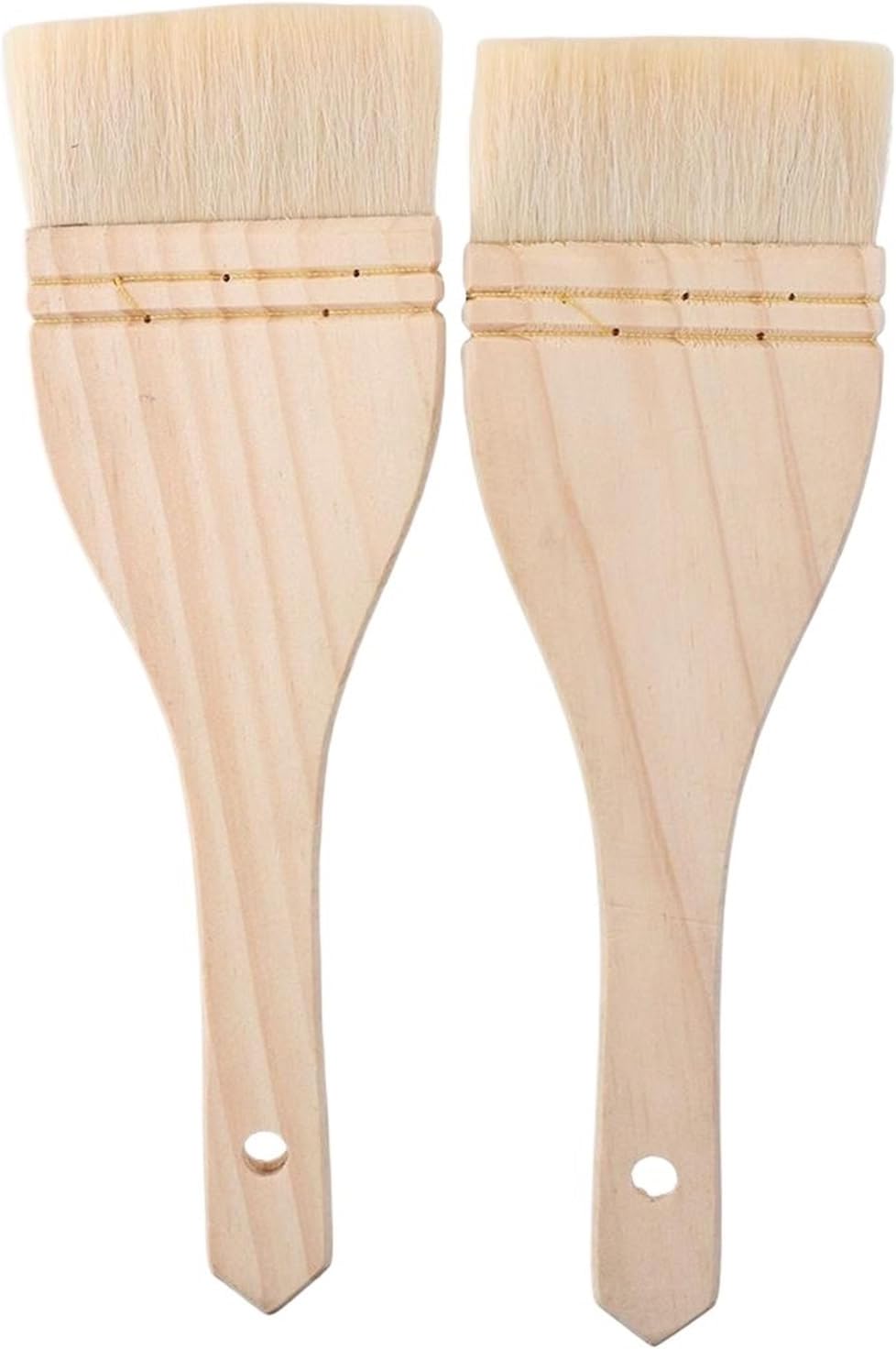 1/6pcs Brush Baking Household Barbecue, Cooking Paint Tools, Hardwood Handles Pastry Brushes(1 inch-2 inch-3 inch)