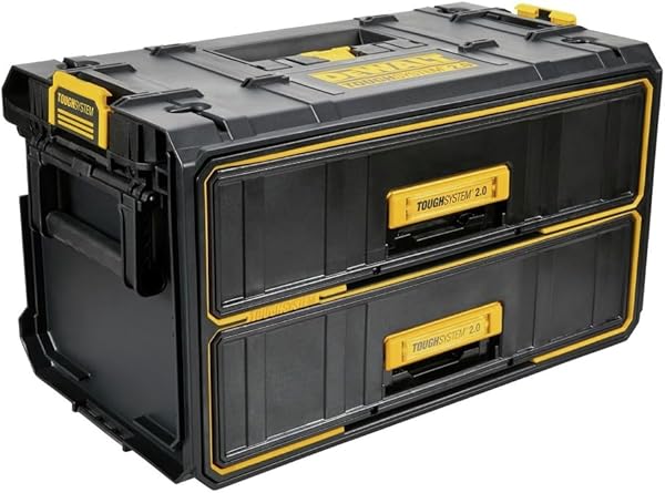 DEWALT ToughSystem Tool Box, 2.0 Two-Drawer, 21.8in. (DWST08320)