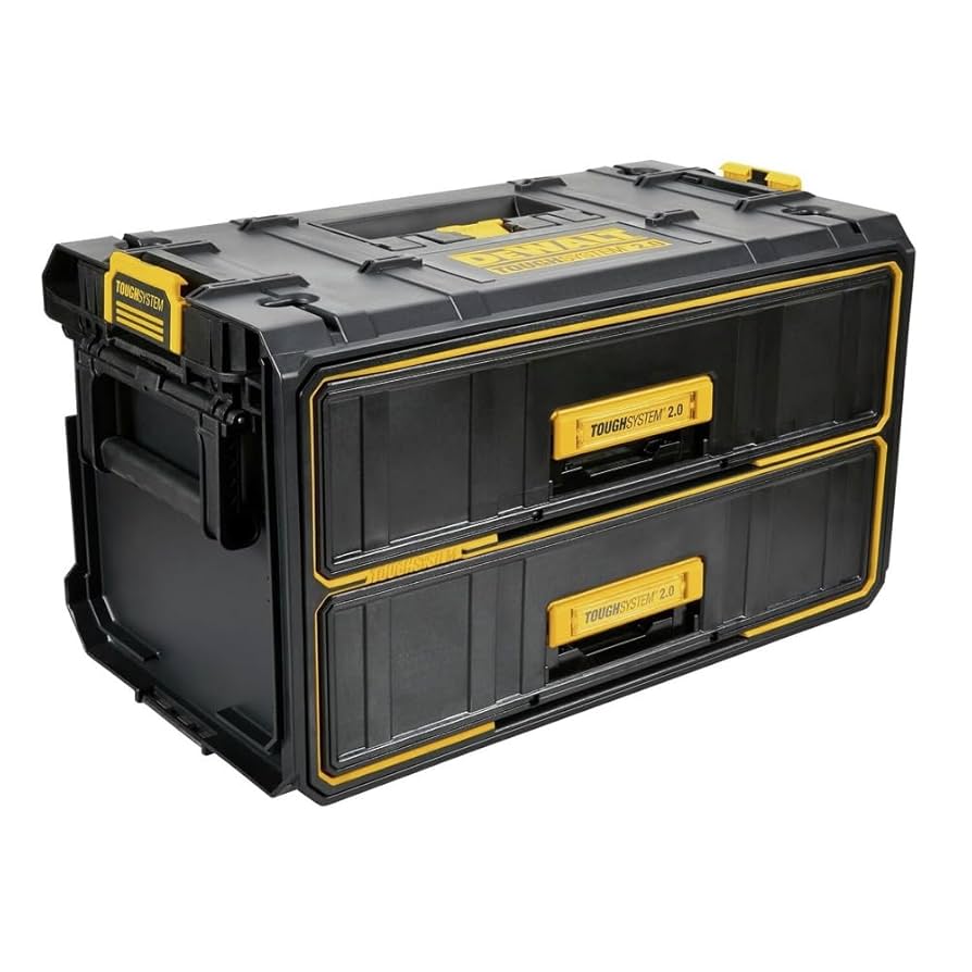 デウォルト DEWALT TOUGHSYSTEM 2.0 収納ボックス Amazon.com: DEWALT ToughSystem Tool Box, 2.0 Two-Drawer