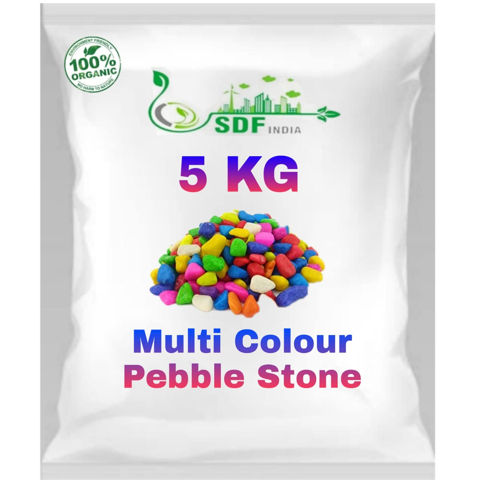 SDF INDIA Colourful Glossy Pebbles Stones | Decorative Garden Aquarium & Outdoor Decoration Multi Colour Stone (5) (B0B34HTXFQ) Amazon Price History, Amazon Price Tracker