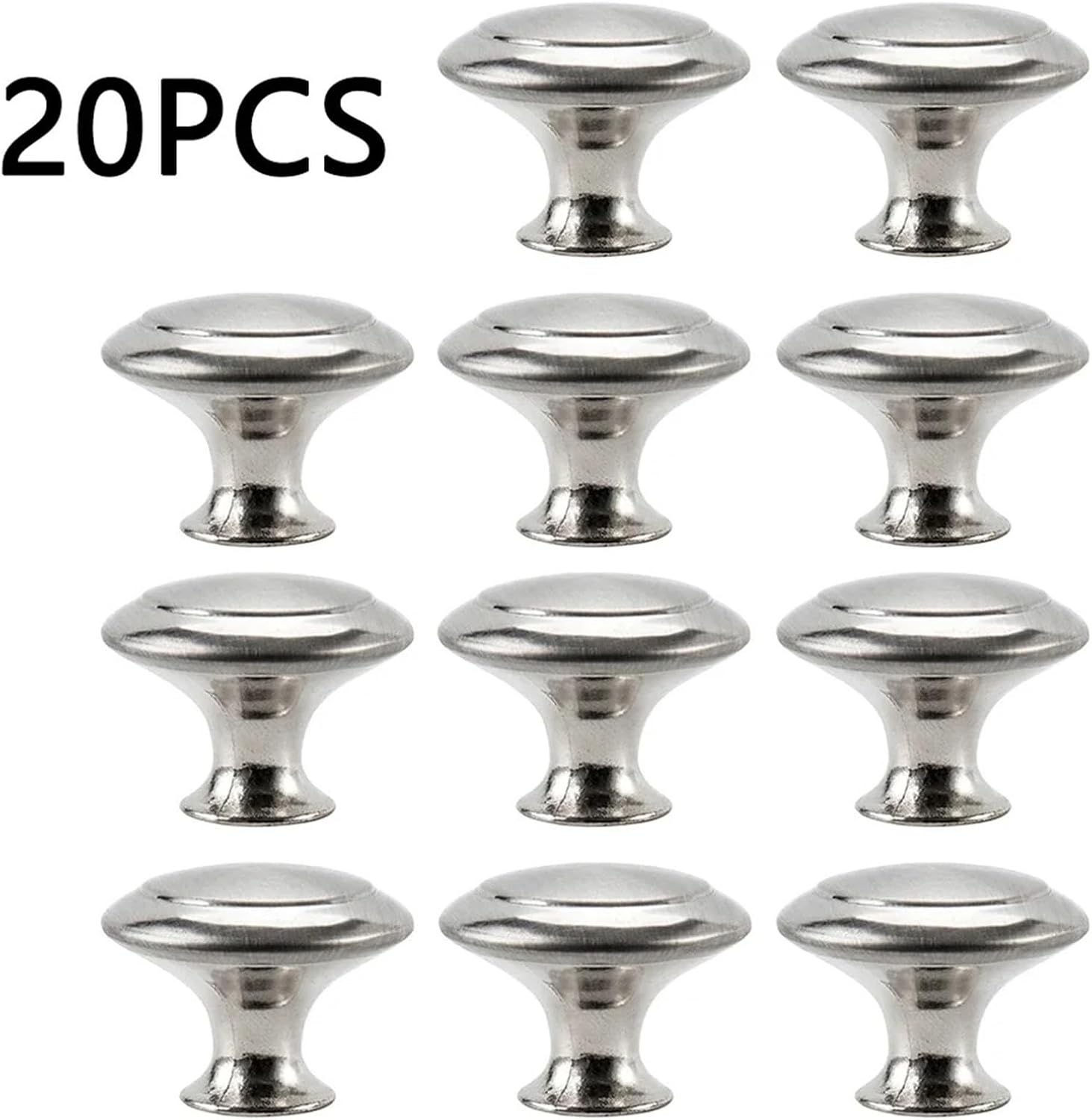 Stainless Steel Pull Door Drawer Cabinet Handles Kithcen Cupboard Furniture Hardware Accessory 1-25Pcs(25pcs)