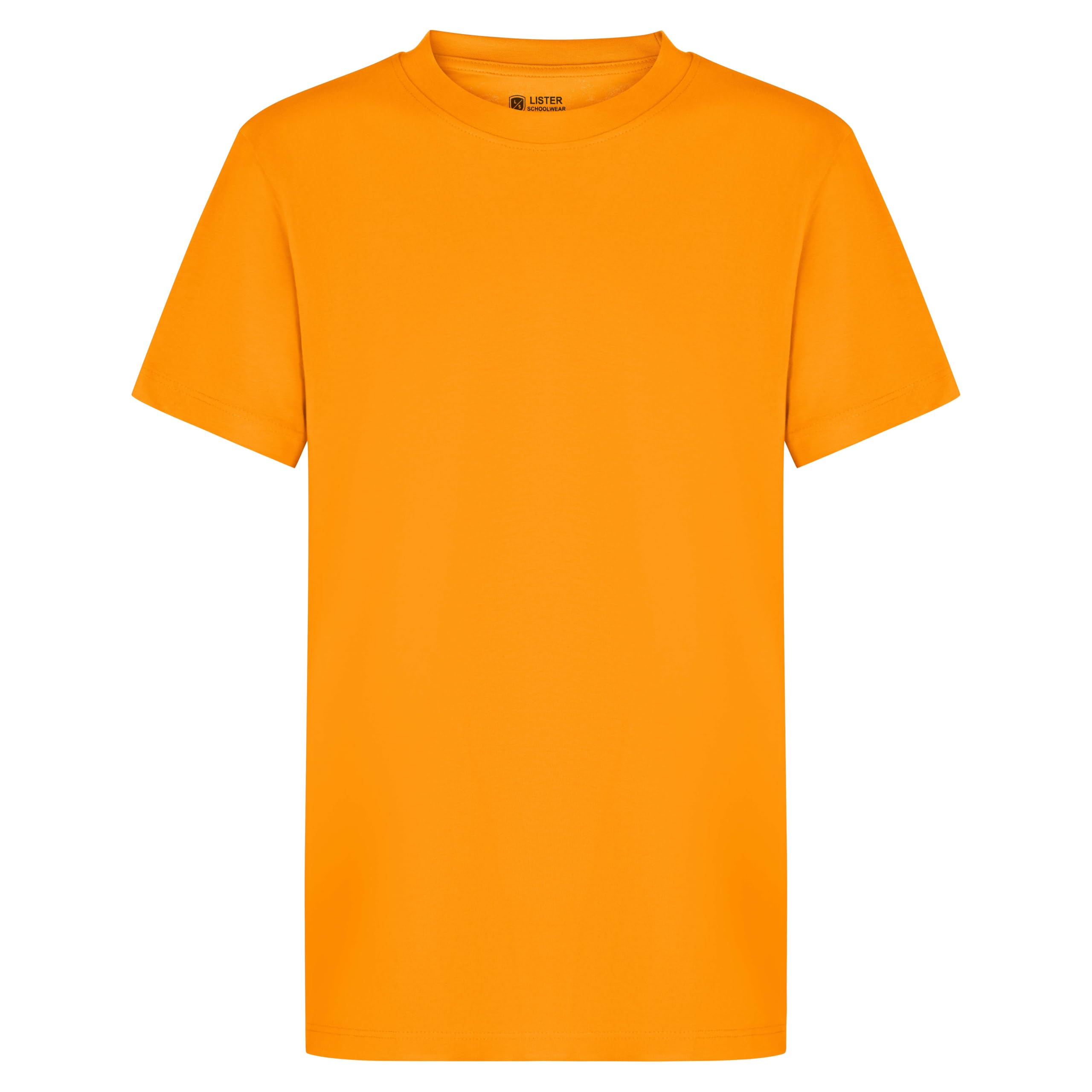 Ages 1-15 Kids Plain Blank T-Shirt Tee Shirt 100% Cotton Boys Girls Childrens Softspun Unisex School Uniform P.E. Gym — view 24