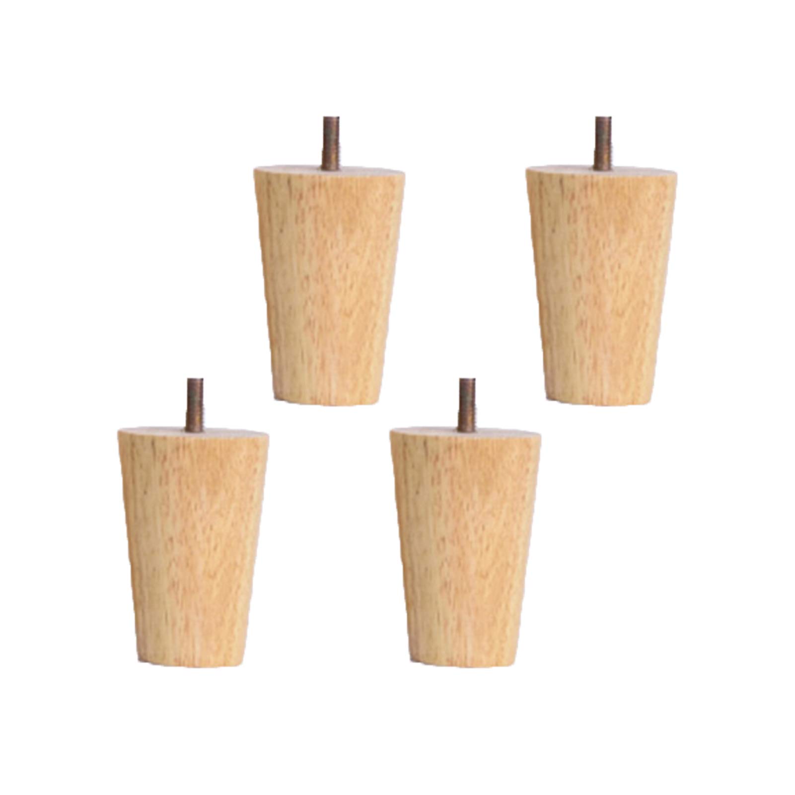 Patas de mesa de madera maciza con rosca M8: elegancia natural para renovar muebles