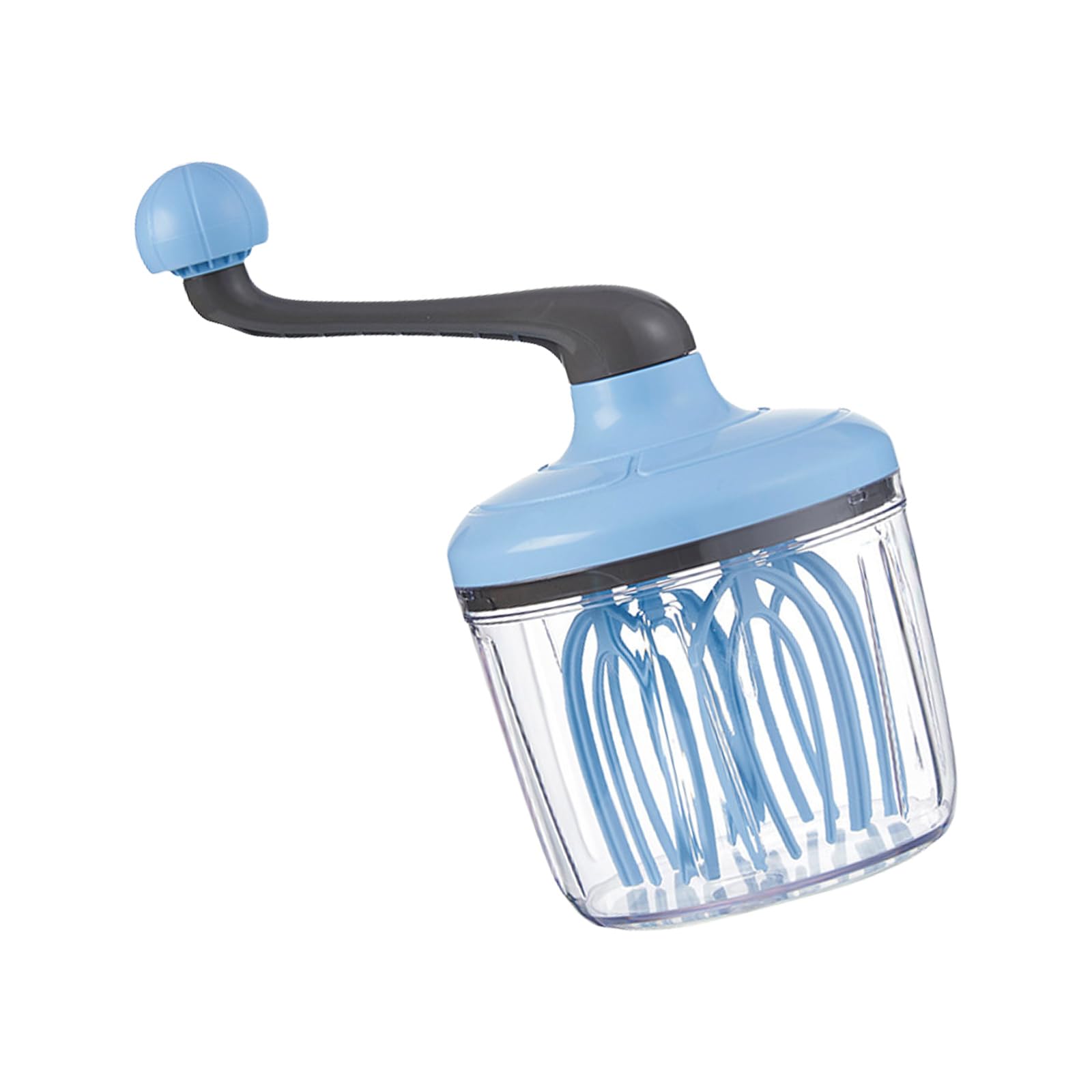 Kalttoy Blue Eggs Mixer Manual Eggs Beater Hand Crank Mixer With Rotating Head Suitable For Efficient Whipping And Baking Portable Hand Whisks For Baking