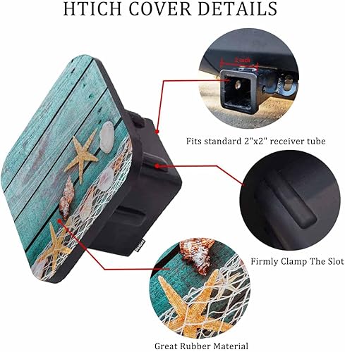 Miniatura 10 de Beabes Cubierta de enganche de bandera colombiana de 2 pulgadas, cubierta de enganche de bandera nacional de Colombia, horizontal, tricolor, para