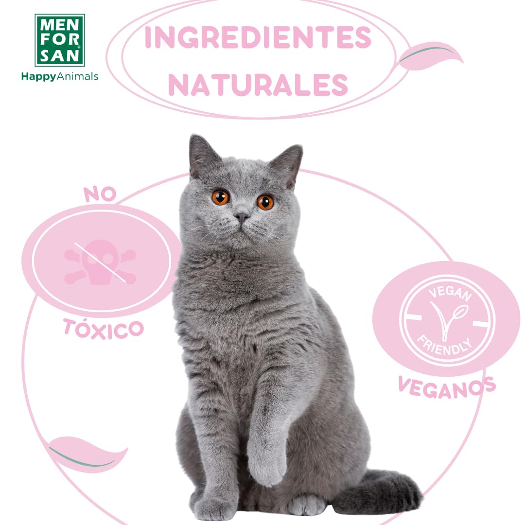 MENFORSAN Antiarañazos y antimordeduras 60ml, Producto educador Natural para Gatos