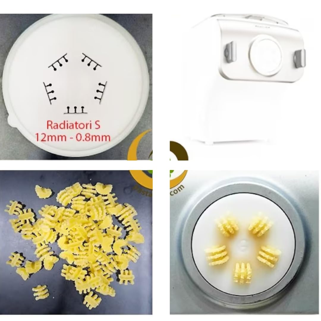 Radiator Pasta Noodles Shape Disc Fit For Philips Automatic Pasta & Noodle Maker, Disc Compatible With Philips Pasta Maker Attachment Kitchen Appliance Maker Accessory (Radiator 12x0.8mm)