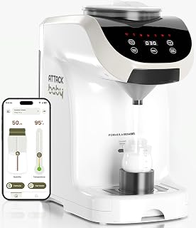 Formula Maker Machine - Upgraded Accurate WiFi Formula Dispenser with Inbuilt Sensors to Prevent Malnutrition - Instant Heating & Automatic Mixing - Quick Warm Bottle (White) - Amazon product rated Grade A