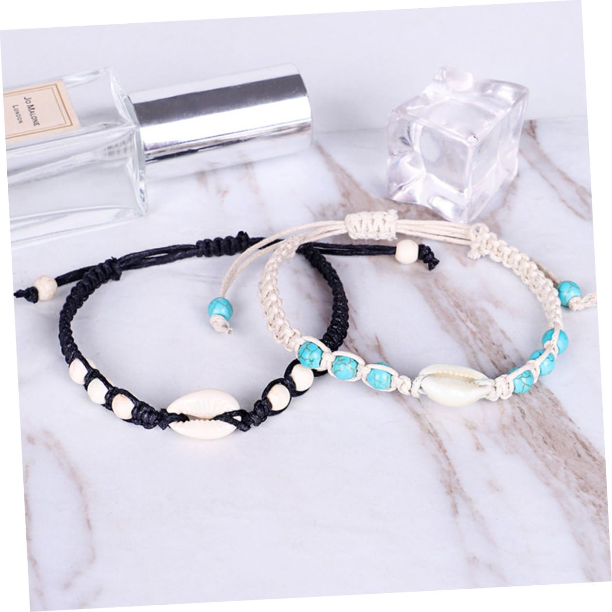 Braceletas Hechas a Mano Pulseras de Concha Tejida en Joyas de para Mujeres Resistentes y Elegantes