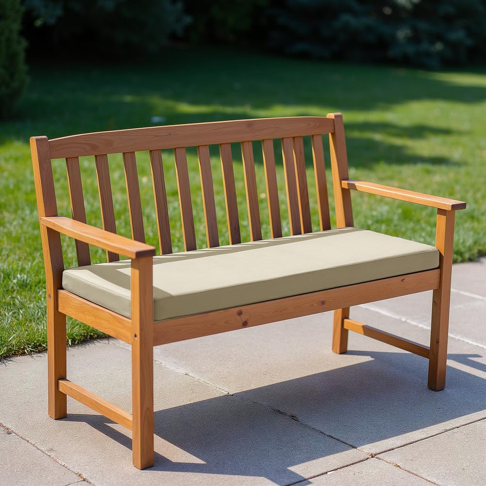 Coussin de banc d'extérieur idéal pour balancelle de jardin et repas sur la terrasse