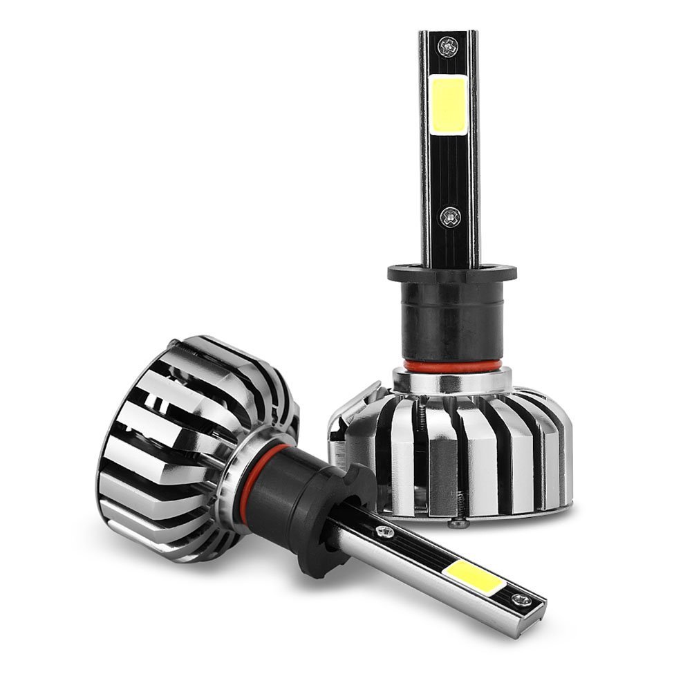 Dimmable Portable Qiyun Car, Car, Objects Lamps Lights for Car, 1 Pair LED Headlight Bulbs Conversion Kit H1 N7 LED H1 6000 K Cool White Car Headlight Bulb Replacement for Rv Camper SUV MPV Car 调光