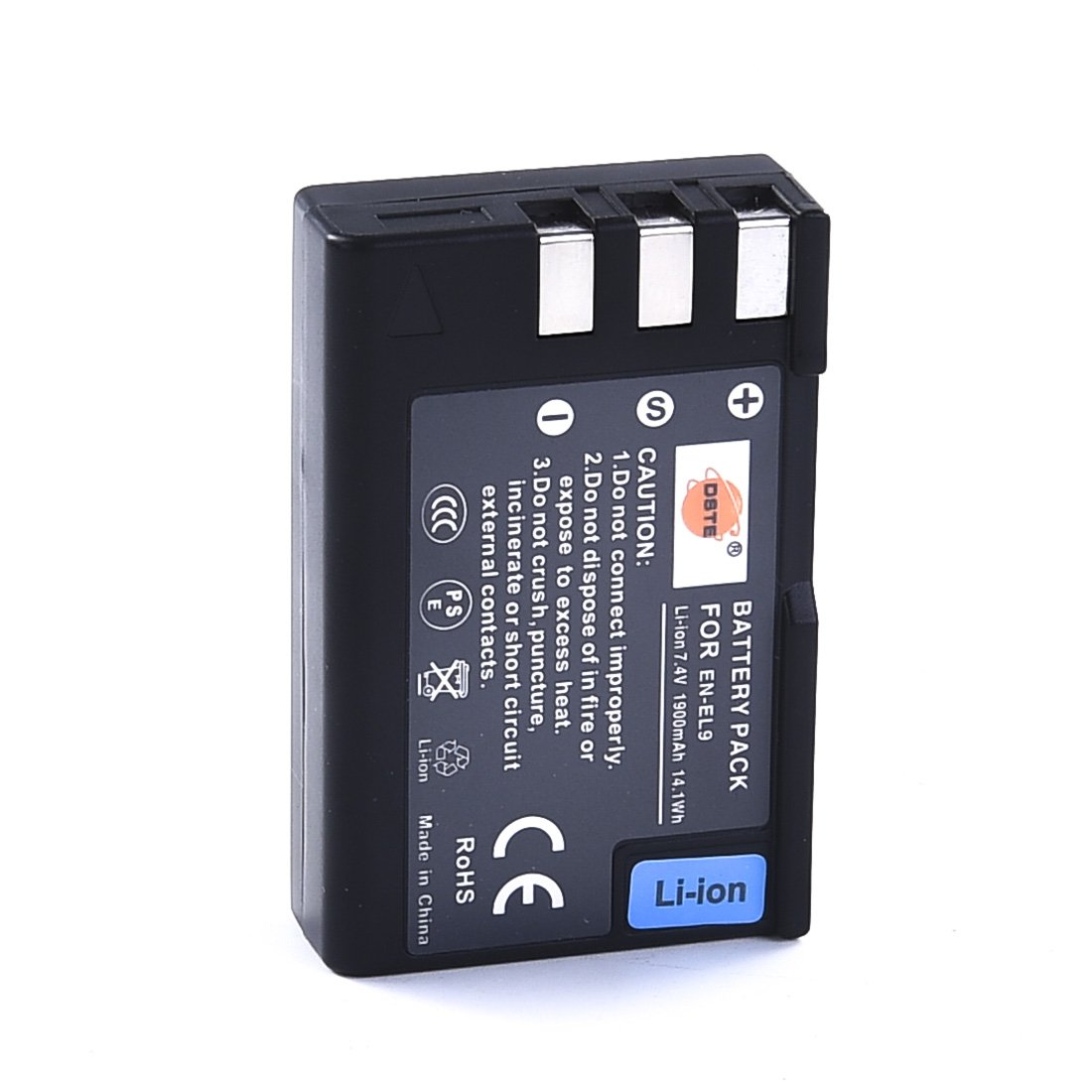 DSTE Repuesto Batería y DC15E Viaje Cargador Compatible para Nikon EN-EL9 EN-EL9A D40 D40x D60 D3000 D5000 Digital Cámara