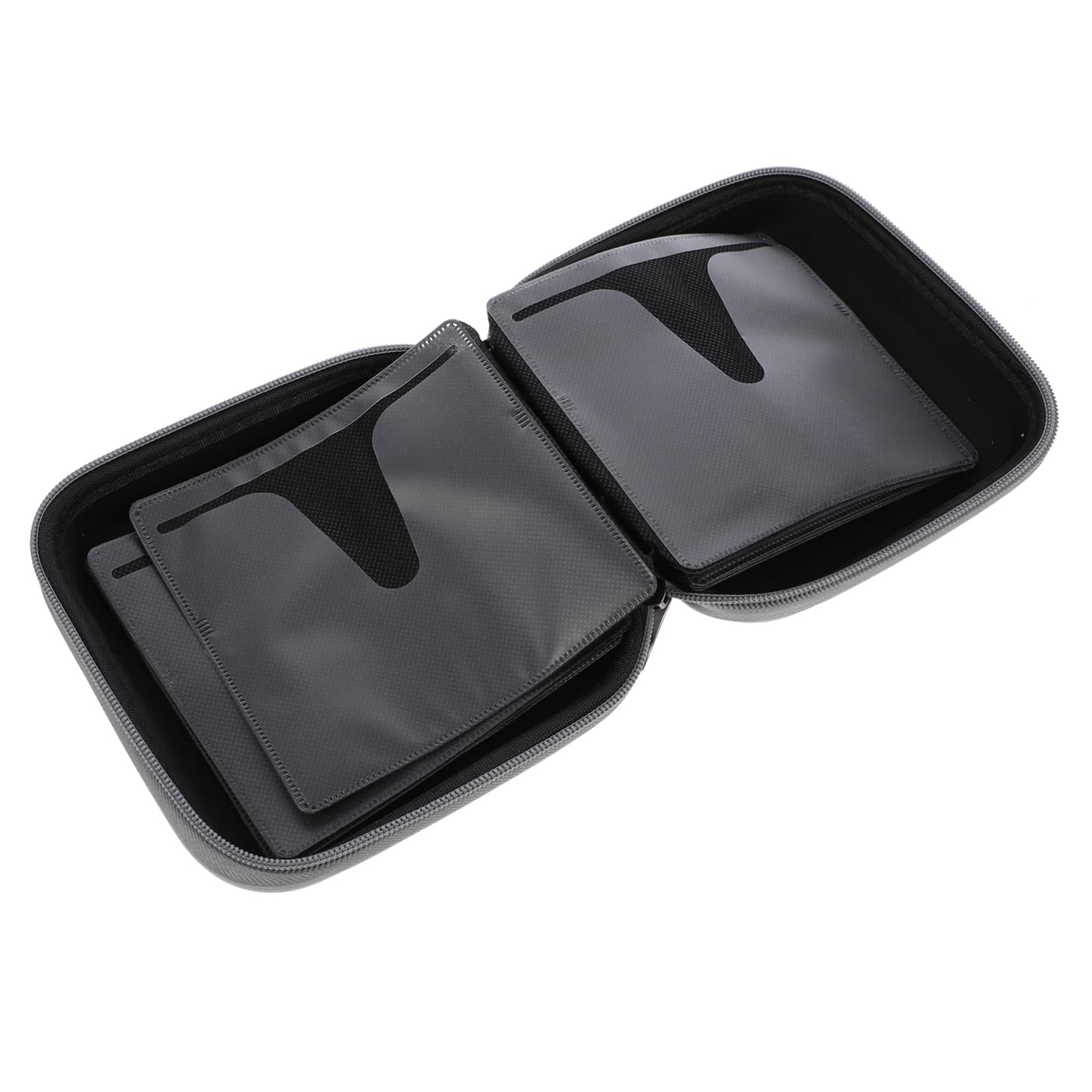 KONTONTY Slot Dvd Organizer Portable CD Storage Case with Sliding Lock Hard Disc Holder for Games Music and Video Discs Space Saving Accessory for Home and Travel Random Color