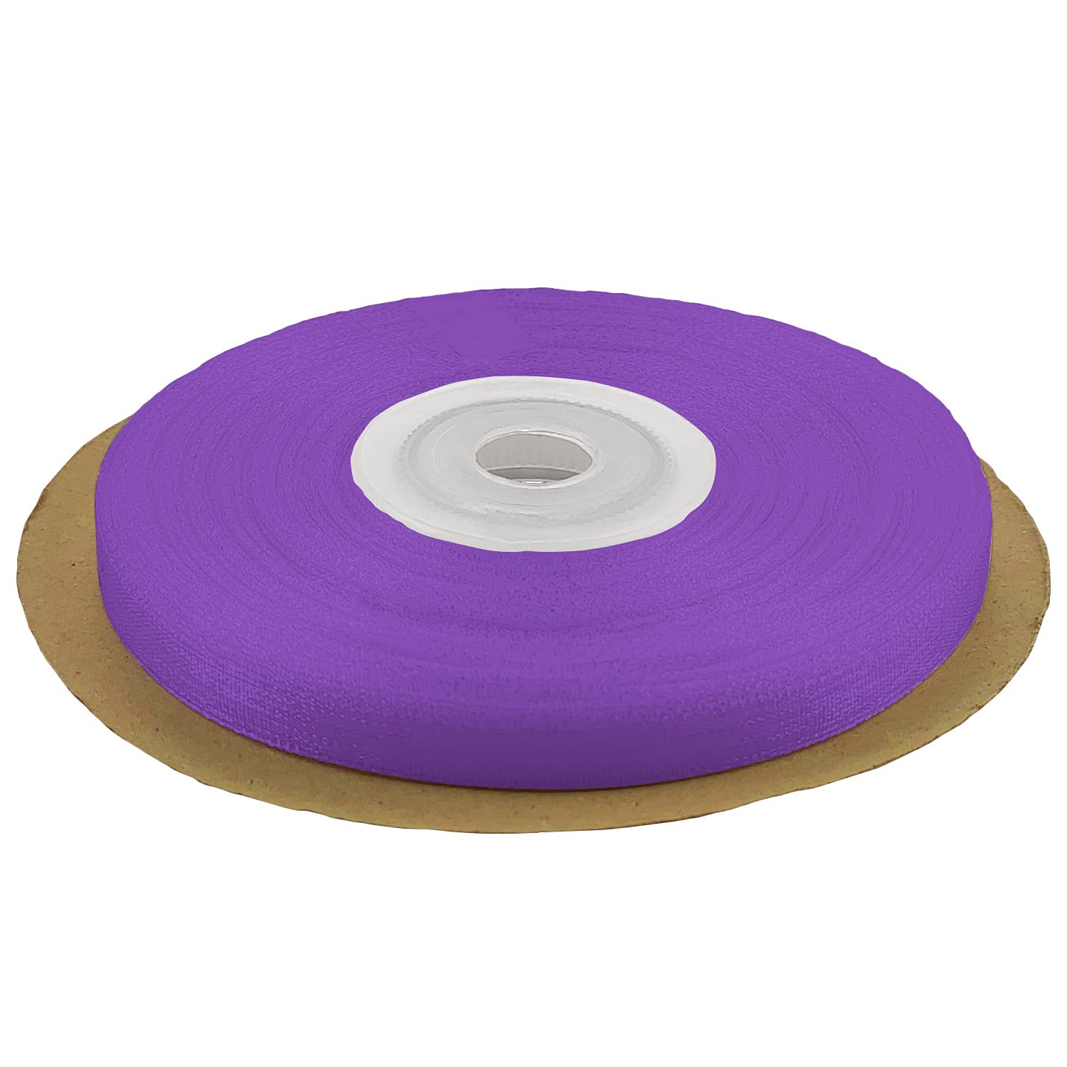 Netuno 1 roll of Satin Organza Ribbon Dark Purple 6 mm x 32 m (0.24 in x 12.6 in) Decorative Fabric Ribbon for Gifts Crafts Weddings Communion Baptism Christmas Birthdays Wrapping Scrapbooking DIY