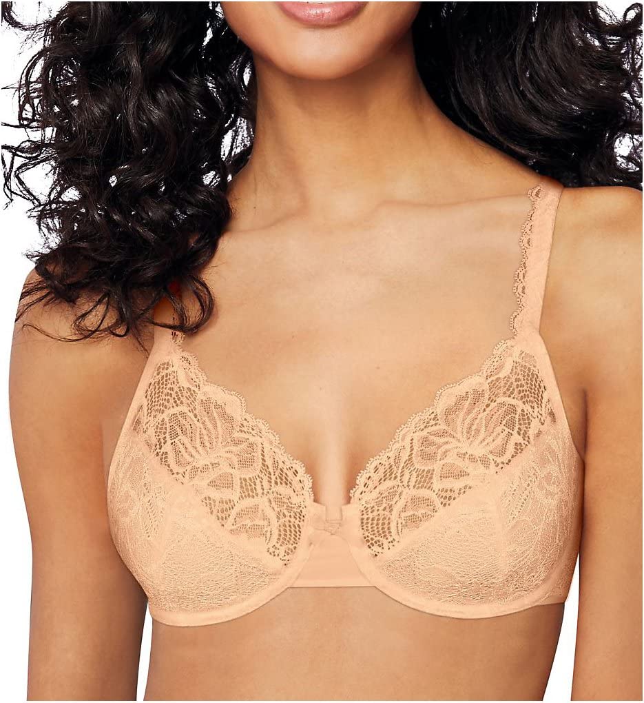 BaliWomen's Lace Desire Non-Foam Underwire Bra, Opaque