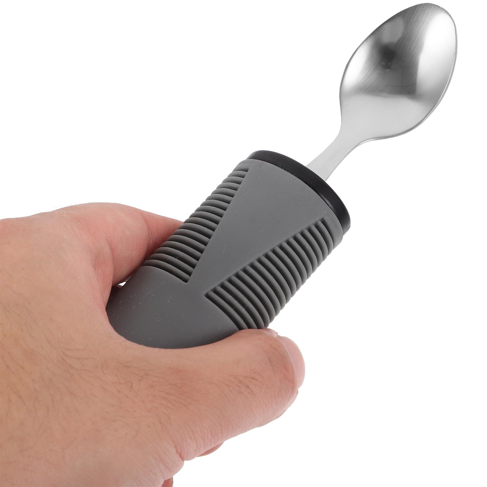 Vajilla Antivibración Para Personas Mayores Incluye Cuchara y Tenedor Adaptables Cubiertos Portátiles Para Uso Casa o Restaurante
