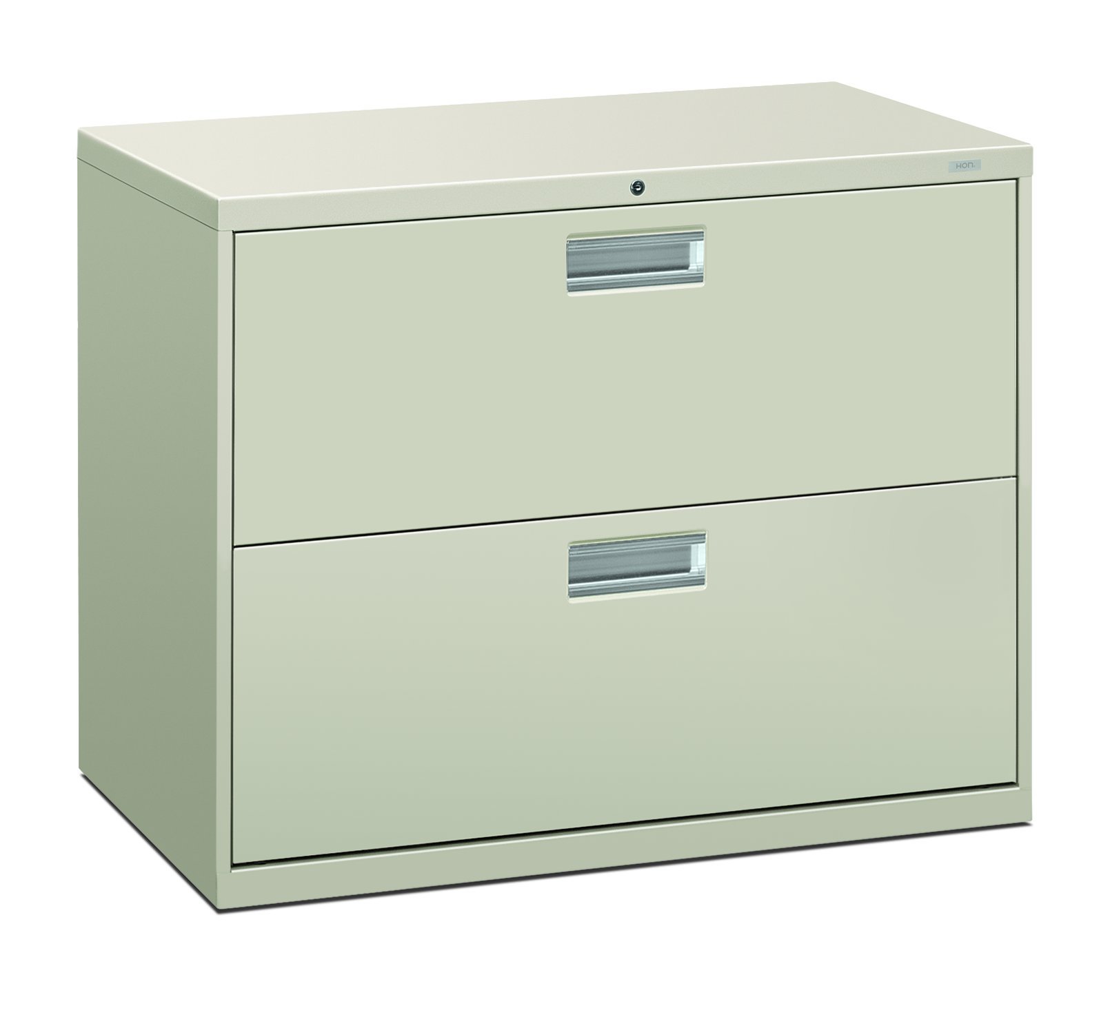 HON 682LQ 600 Series 36-Inch by 19-1/4-Inch 2-Drawer Lateral File, Light Gray