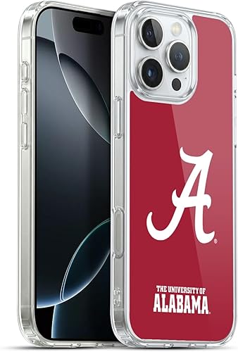 Miniatura 107 de Head Case Designs Funda de gel con logotipo oficial de la Universidad de Alabama UA [protección de grado militar] compatible con Apple iPhone 11