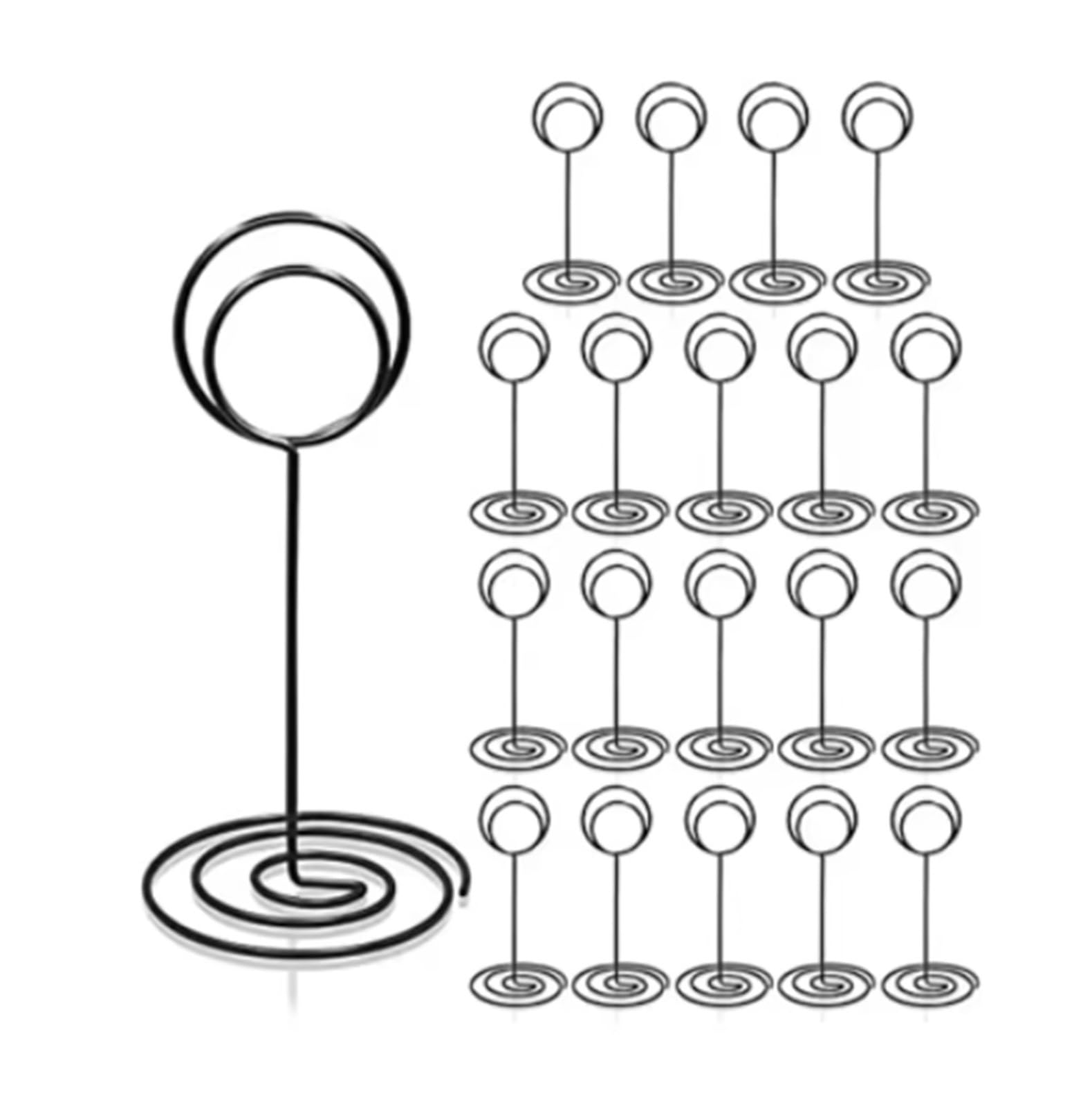 Gwyzax Table Number Holders Place Card Holder,100pcs Table Numbers Holders,Table Place Card Holders,Table Holders,for Wedding,Birthday Party