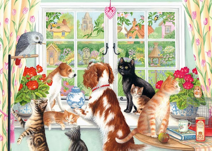 Falcon de Luxe Animals at Home - 2x1000 Teile – Ansicht 3