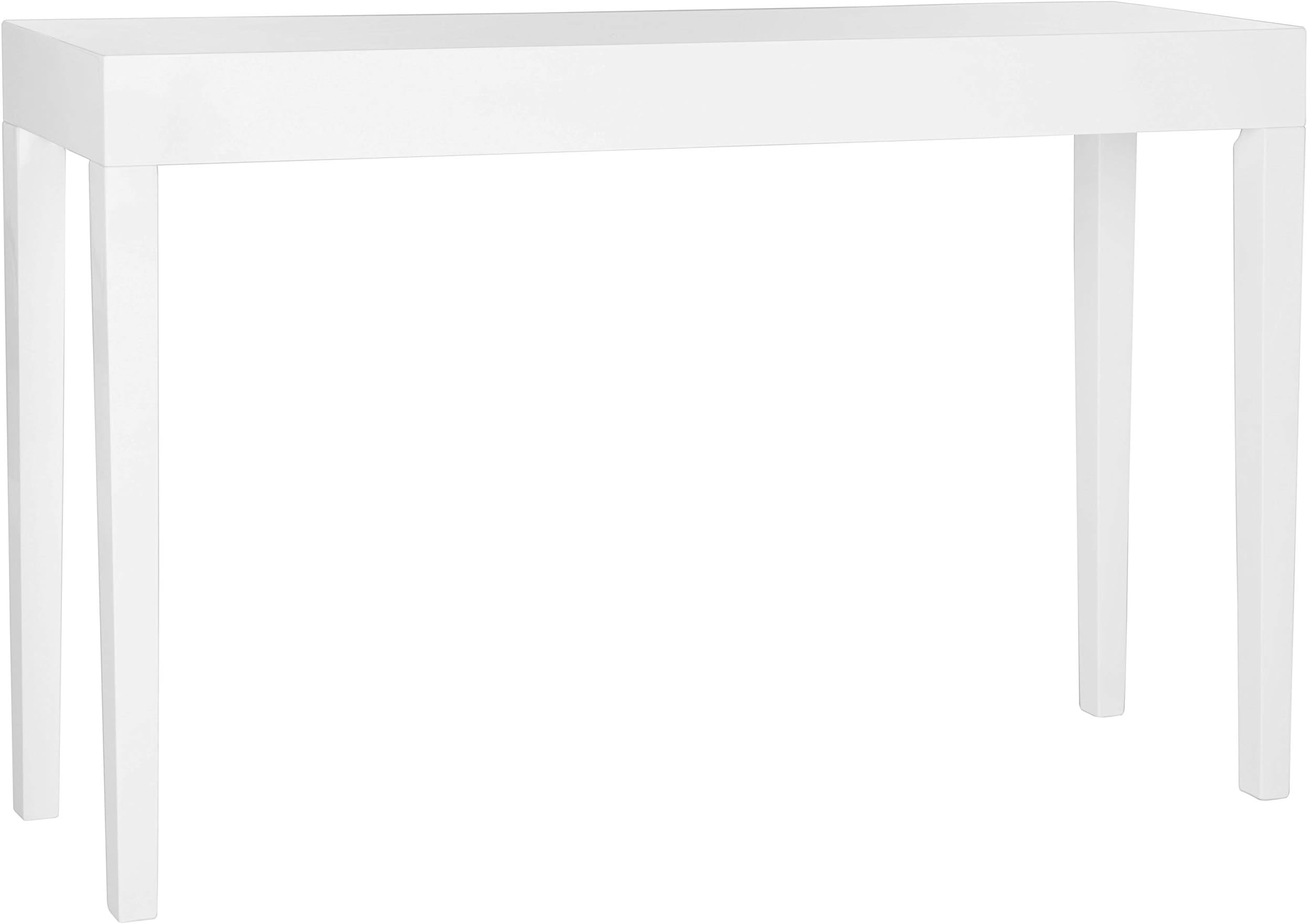SafaviehHome Collection Kayson White Console Table