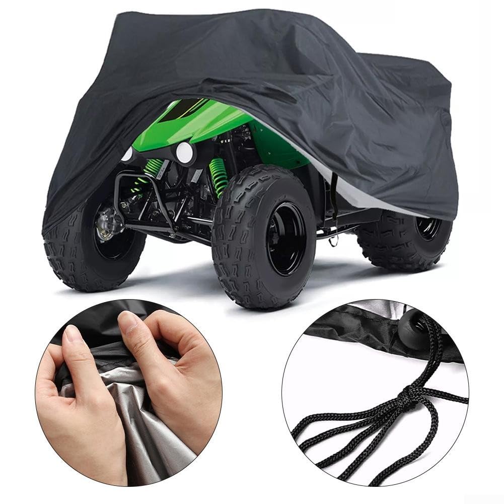 Cubierta para cortacésped, cubierta para tractor de césped, cubierta para cortacésped, tela Oxford impermeable, protector de equipo de jardín al aire libre, 145 x 85 x 98 cm, 210 x 120 x 115 cm