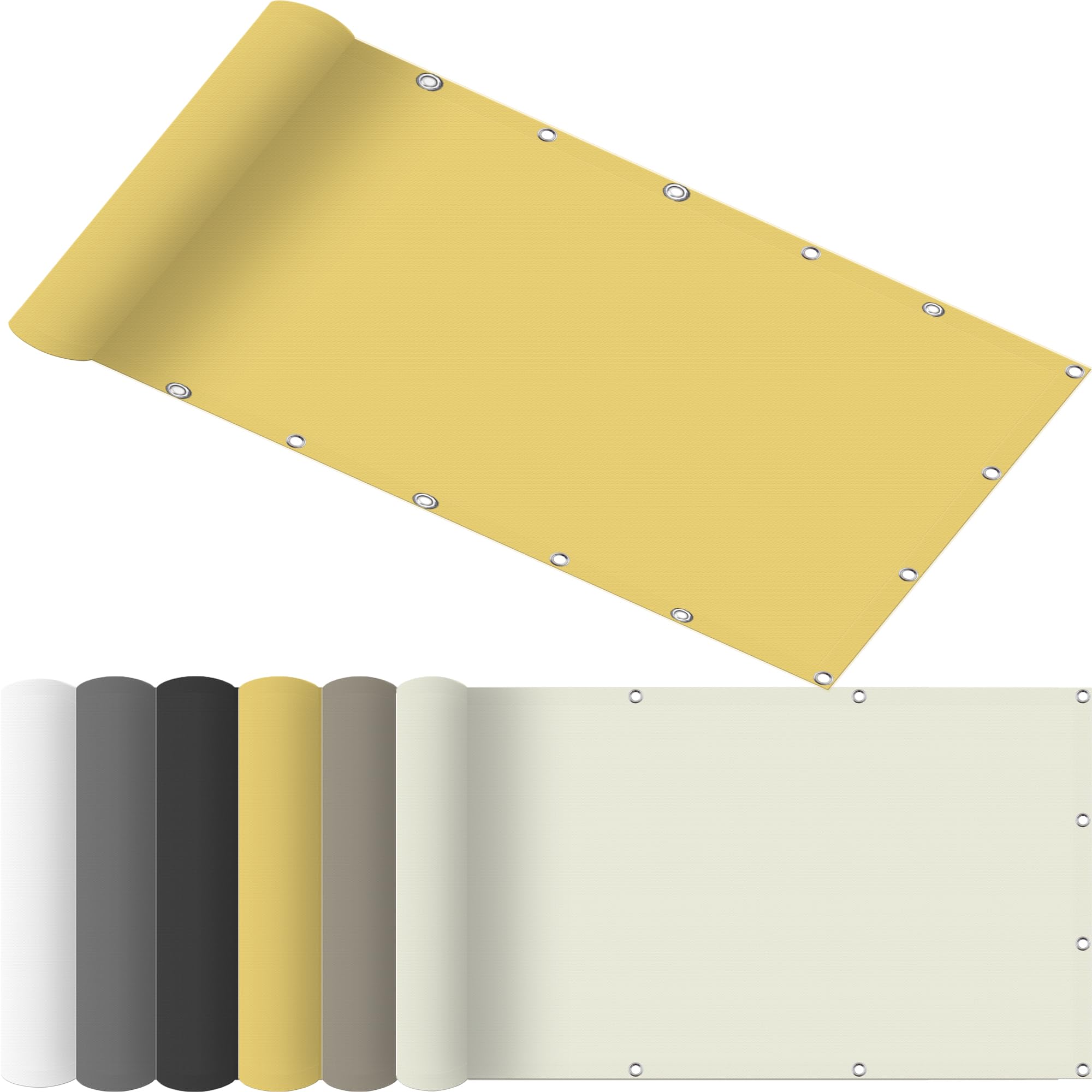 Filet d'ombrage taille personnalisée 180 x 295 cm, bâche polyester pour patio