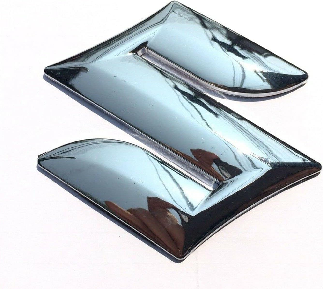 Compatible with Suzuki Swift Rear Grill Badge Emblem Chrome Silver Tail Gate 3D Logo Set