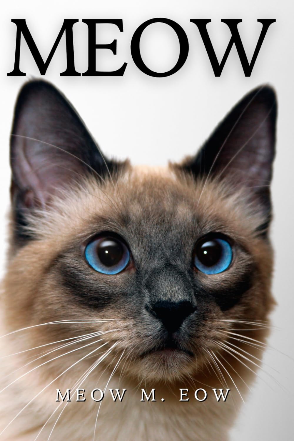 Meow: The Perfect Gag Gift for Cat Lovers – A Funny Cat Book Where Every Word Is Meow