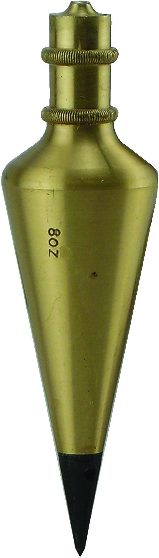 General Tools 800-8 Brass Plumb Bob, 8 Ounce