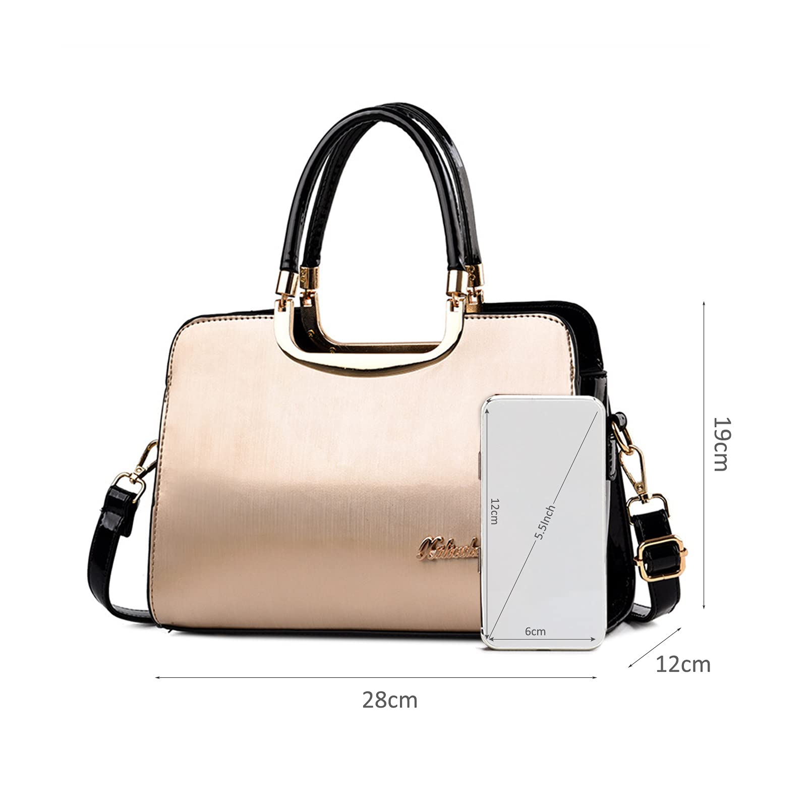 KANBUN Borse ADITAM per Donna Borse con Manico Superiore alla Moda Borsa a Tracolla Firmata Borsa a Tracolla Impermeabile Quality Goods