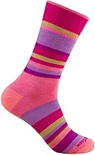 Wrightsock Professional Sports Sock, Running Sock, Hiking Socks in Stripes, Double Layer, Stride Crew Long