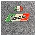 Wjyfexble Décalque de Moto 3D fabriqué en Italie Coque Autocollant pour Vespa GTS GTV LX 50 125 150 250 300 300Ié WYJHN (Color : 2)