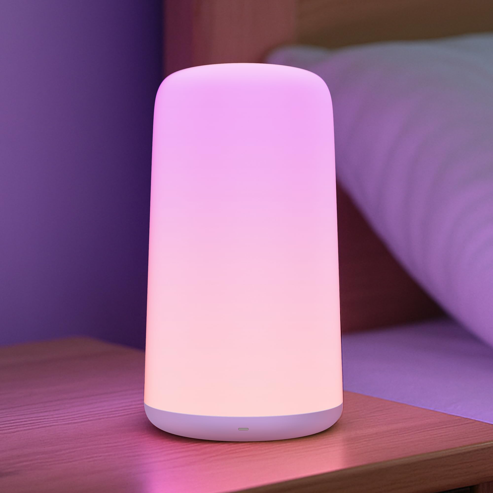 Nachtlicht für Kinder, tragbares Baby-Nachtlicht, 5 Farbtemperaturen und stufenloses Dimmen, 8 RGB-Farben, wiederaufladbares Kinderzimmer-Nachtlicht, Schlafhilfe, Touch-Lampe mit 2 Timern