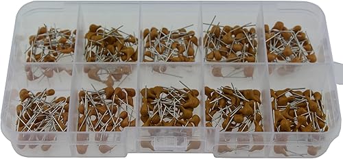 Miniatura 3 de Ceramic Capacitor RLECS 10 Values 300 PCS 0.1uF 0.1uF 0.22uF 0.22uF 0.33uF 0.47uF 0.68uF1uF 2.2uF 4.7uF 10uF Kit surtido de condensadores de