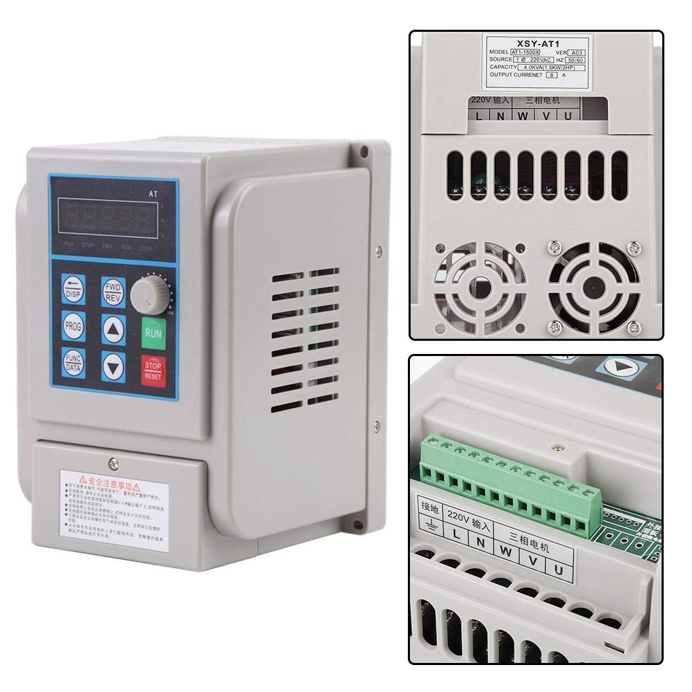 1.5kW 220VAC VFD Regolatore Di Velocità A Velocità Variabile Per Motore AC Monofase