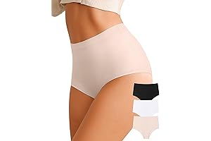 High Waisted Seamless Tummy Control Underwear for Women