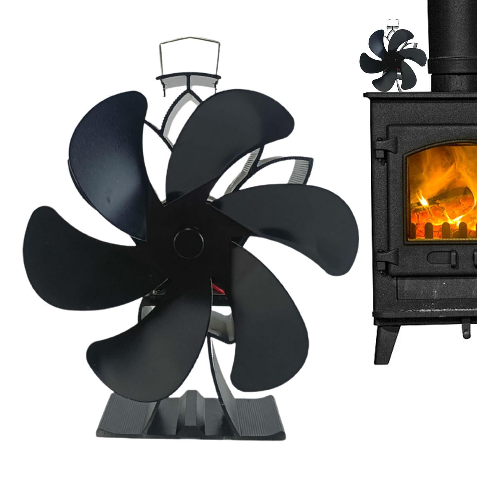 Ventilatore per stufa a legna alimentato a calore, ventilatore | per caminetto a caldo - Ventilatore silenzioso - Ventilatore per , ventola termica, aria calda circolante,