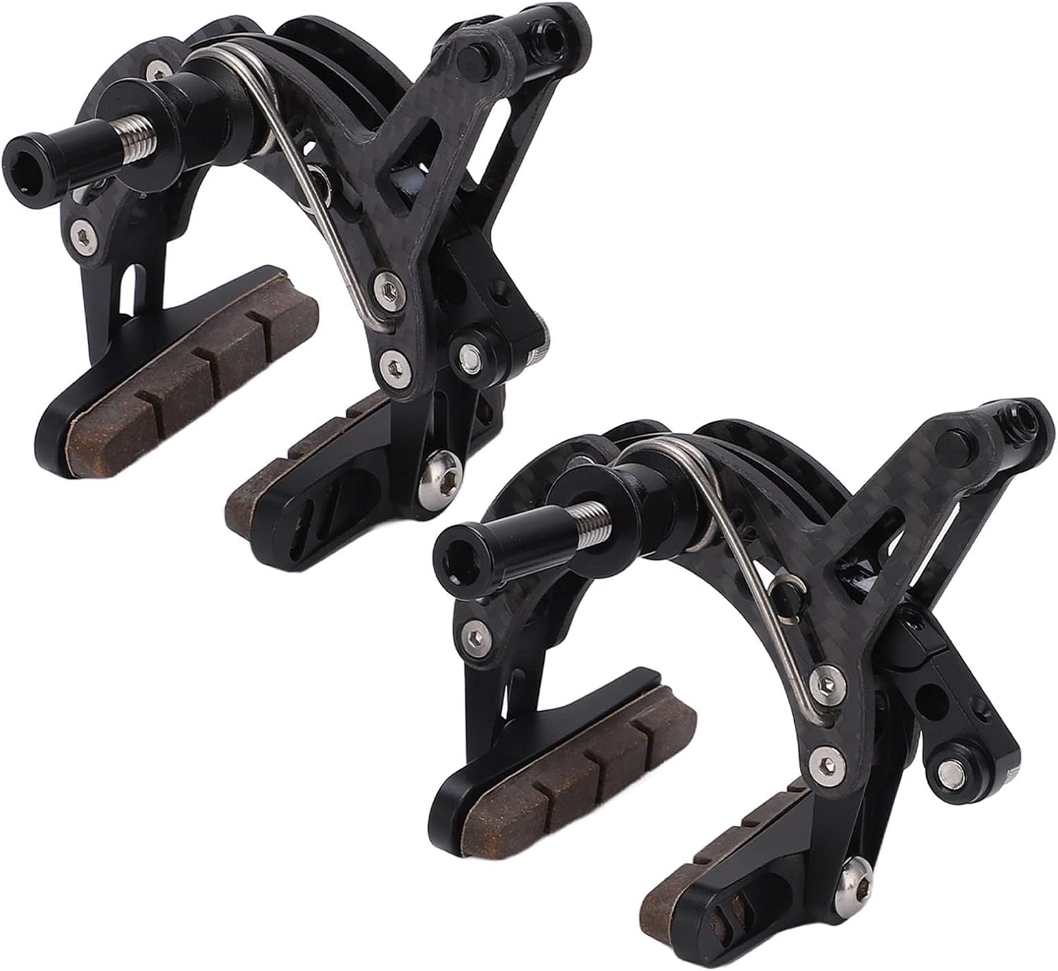 ロードバイクブレーキキャリパーサイドプルブレーキ自転車cブレーキキャリパーカーボンファイバーブレーキクリップ 最大の割引