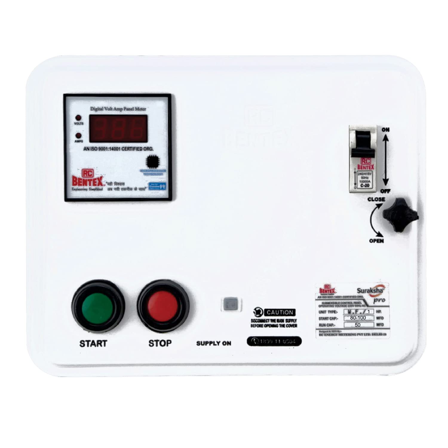 RC BENTEX Suraksha Pro Submersible Control Panel 1 HP, 103S000001, Motor Starter (B0BNT8YTKL) Amazon Price History, Amazon Price Tracker