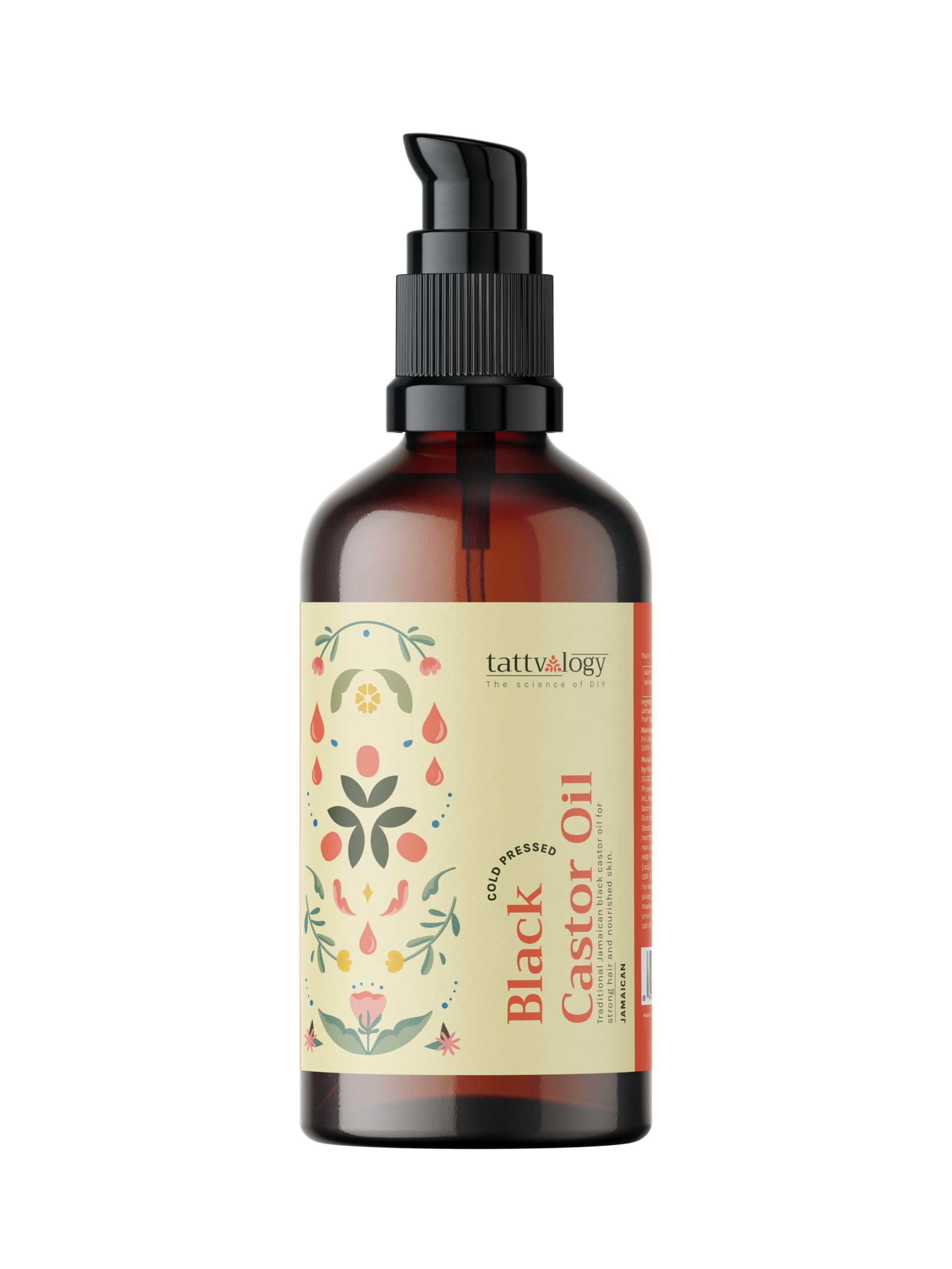 Tattvalogy Jamaican Black Castor Oil, Hair strengthening, Hair Volume increase, Hair Thickening (100ml)-picture-42